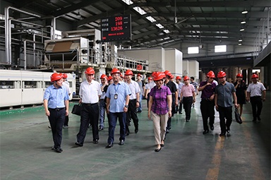 2018年9月12日，，，天下政协常委、、提案委员会副主任郭庚茂、、支树平率领调研组莅临公司开展调研