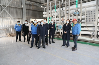 浙江省碳达峰碳中和事情督查组莅临122cc太阳集成游戏纸业调研