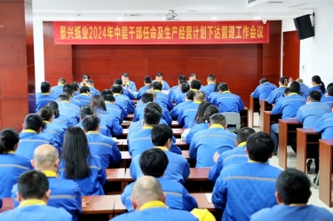 开拓立异 铿锵前行|122cc太阳集成游戏纸业召开2024年中层干部任命及生产谋划妄想下达治理事情聚会